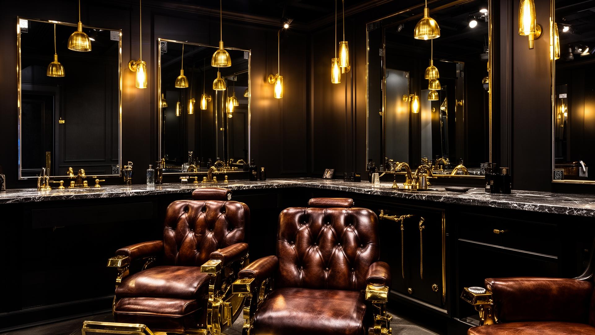 Nefi Barbershop interior